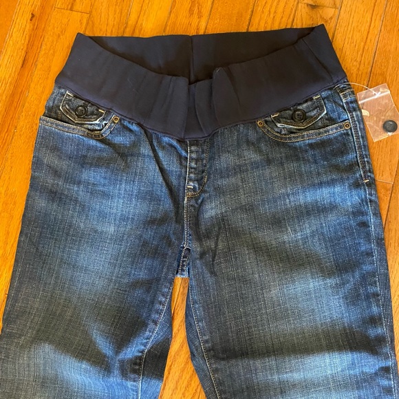 Gap cropped jeans maternity size 6 NEW - Picture 2 of 6